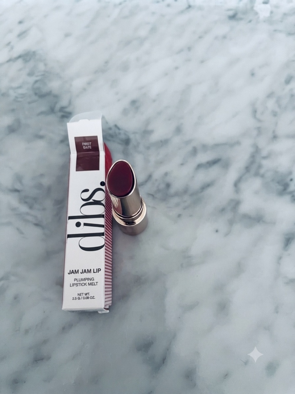 Jam Jam Lip Plumping Lipstick Melt — Deep Berry Red